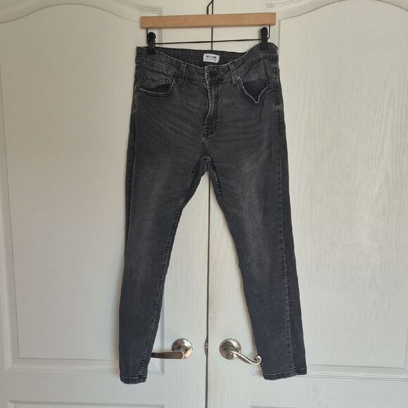 ONLY & SONS Dark Gray Skinny Men's Jeans - Picture 1 of 16